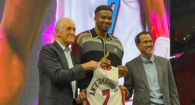 Giannis Antetokounmpo: "Quero ganhar títulos da NBA pelo Heat"