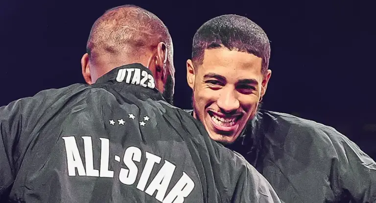 Tyrese Haliburton celebra podcast com LeBron James: "Ídolo"
