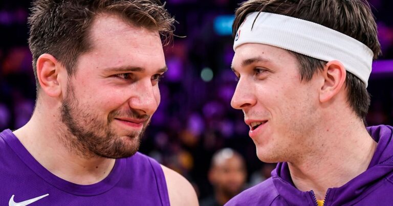 Austin Reaves provoca Doncic e crava duelo na Eslovênia