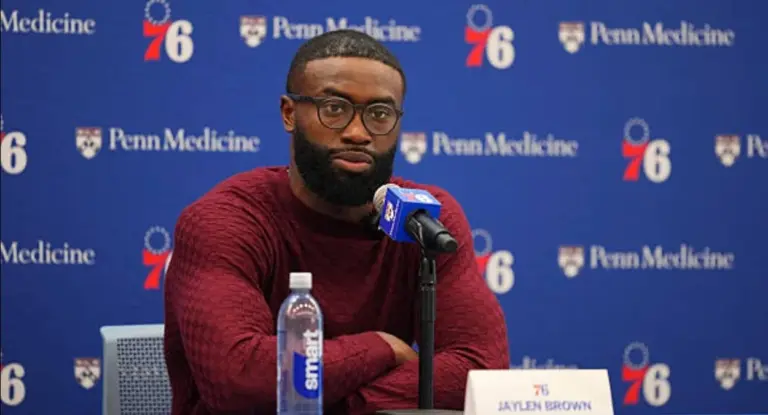 Jaylen Brown: "Quero ganhar títulos da NBA pelo 76ers"