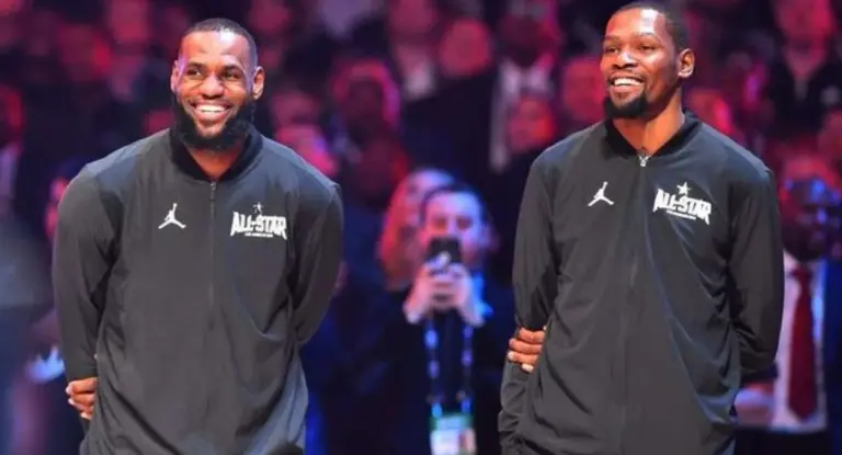 Kevin Durant é sincero sobre escolha de LeBron James pelo 76ers