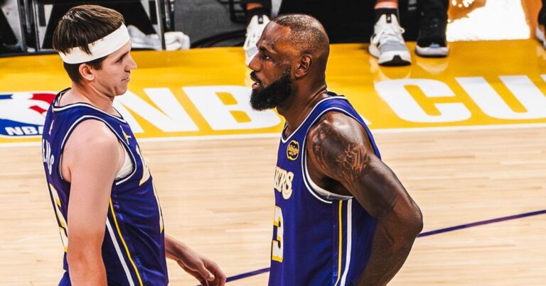 LeBron reaparece com Reaves e Bronny longe do Lakers