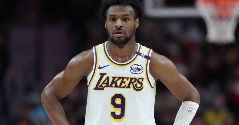 Bronny James perde espaço no Lakers com Collin Sexton