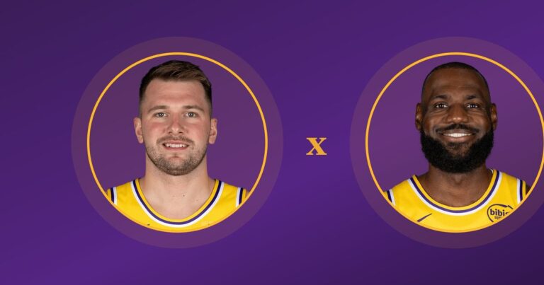 Luka Doncic x LeBron James: os números pelo Lakers