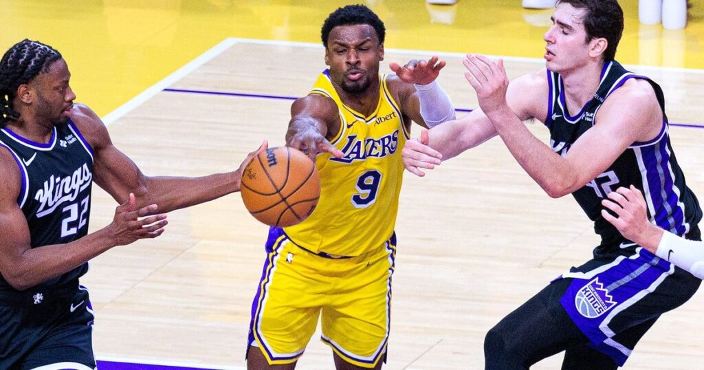 Bronny joga 11 minutos e acende o alerta no Lakers